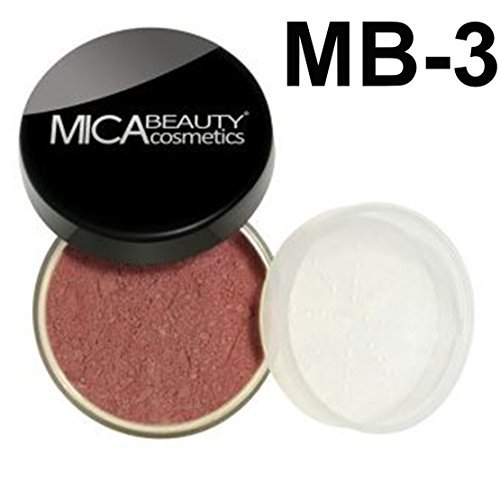 Bundle 2 Items: MicaBeauty Full Size Mineral Blush +Itay Premium Blush Brush (MB3 Mocha Mist)