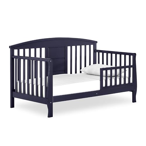 Dream On Me Dallas Toddler Day Bed in Navy Blue, 55x29x31.5 Inch (Pack of 1)