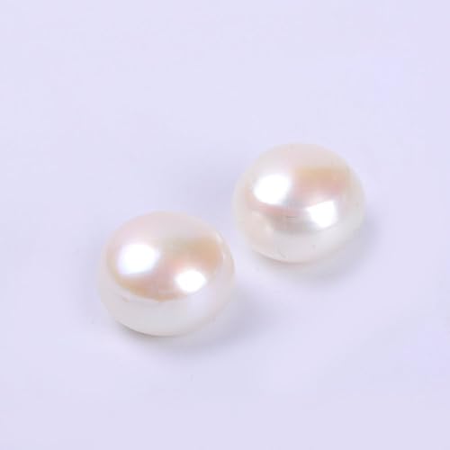 10 pareslote 20 piezas AAA redondo Earing Beads Rondelle perlas naturales de agua dulce un agujero para hacer joyas para pendientes 0177-0197in