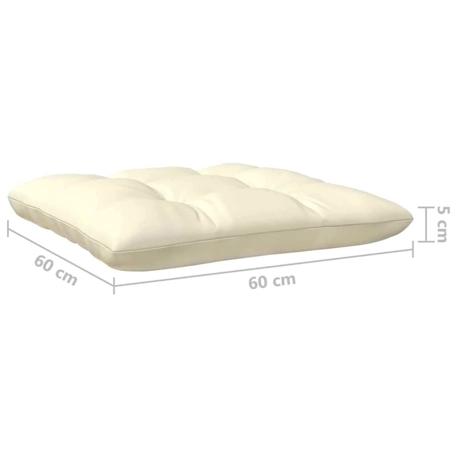 LAPOOH Divano da Giardino a 3 Posti con Cuscini Crema Massello di Pino,Divano da Giardino da Esterno,Divani da Giardino,Arredamento da Giardino-3096076