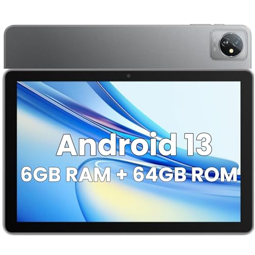 Android 13 Tablet 10 Pulgadas, 6GB+64GB/1TB, 6580mAh / 5G WiFi