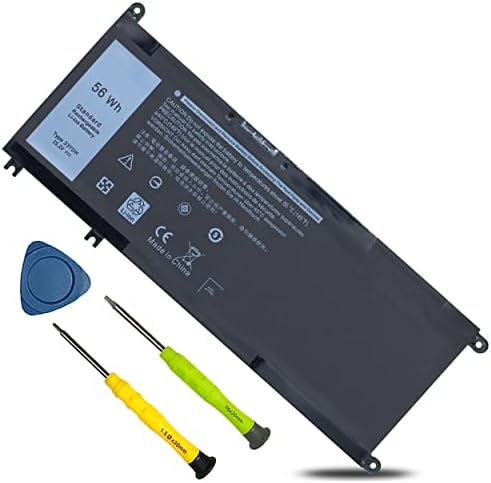 BOWEIRUI 56WH 33YDH Laptop Battery for Dell Inspiron 17 7000 7779 7778 7786 7773 15 7577 G3 3579 3779 G5 5587 G7 7588 Latitude 13 3380 14 3490 15 3590 3580 3400 3500 451-BCDM PVHT1 P30E 81PF3 081PF3