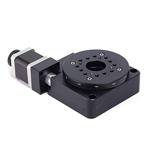 rotating platform tbvechi ht03ra100 precision electric rotating machine optical rotating platform motorized rotation stage 100mm bearing scale ht03ra100
