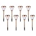 voona Solar Lights Outdoor Pathway - 8 Pack Copper Garden Walkway Lights Solar Powered Waterproof Outdoor Lights for Garden, Lawn, Yard, Walkway, Pathway, Landscaping