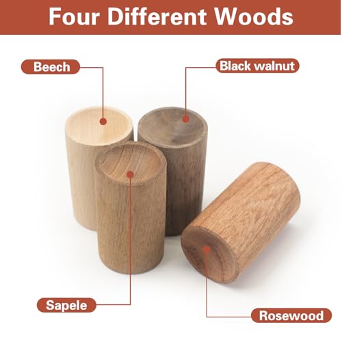 Difusores de Aceite Esencial de Madera 4 Piezas miniatura 3