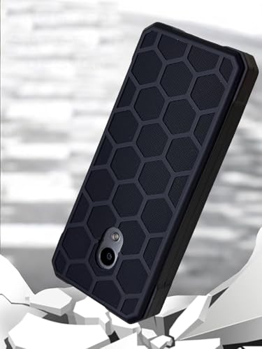 ZAOMA Back Case TPU Cover Compatible for Nokia 235 4G 2024 DS-Model NO. : TA-1616 Rugged Case (Pack of 2) (NK2354G_RUGBLK), Black