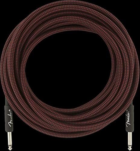 Image of Fender Professional Series Cable Red Tweed 25 feet, 7.5 meter