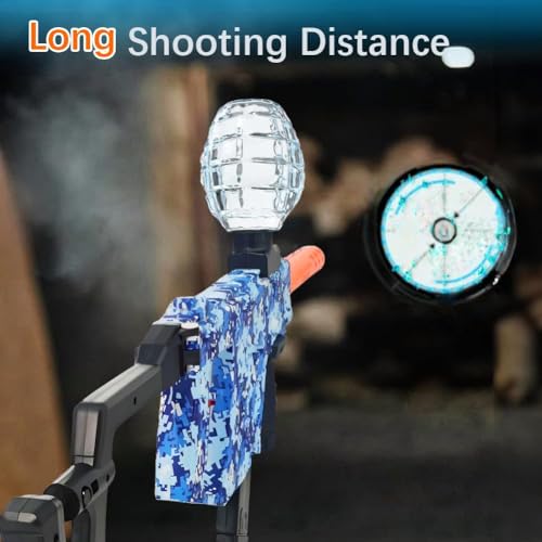 Gel Blaster,Elektrospielzeug Mit 5000 Harzkugeln&Schutzbrille,Maximale kinetische Energie 0,4 JGeburtstage,Partys,Ostern,Outdoor-Shooting&Teamspiele Und Erwachsene,Entdecke Die Spannung! (Blau)