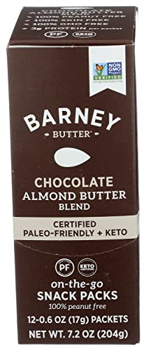 Barney Butter Almond Butter Snack Packs, Chocolate, 0.6 Ounce (Pack