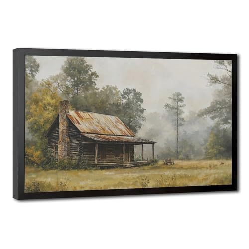 Poster sur toile paysage de campagne : idée cadeau déco originale