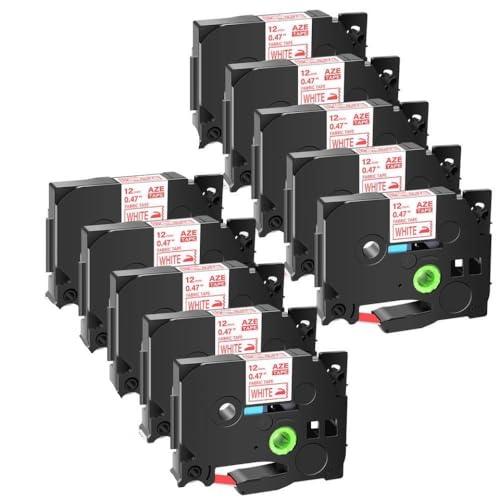 5pk 10pk�������x�����{���݊����̂���TZ FA231 TZE-FA231 TZE-FA3R FOR FABRIN TAPES���x���v�����^�[(10PK Red on White)