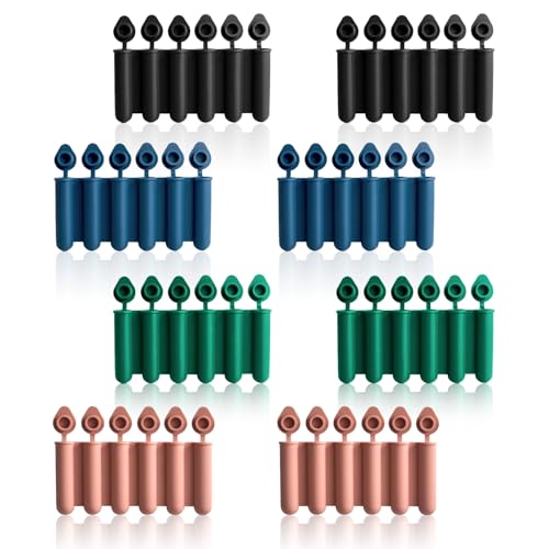 Set de 8 bandejas para hielo de silicona colores surtidos miniatura 1