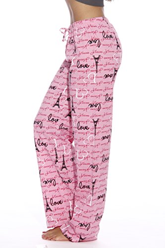 6324-10007-M Just Love Women Pajama Pants / Sleepwear, Love Paris Pink, Medium #TOP1