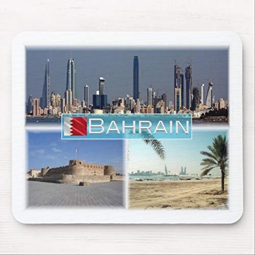 BH Bahrain Manama Beach in Muharraq Mouse Pad, Anti Slip Mouse Mat for Desktops, Computer, PC and laptops, Rectangle Mouse Pad for Office and Home