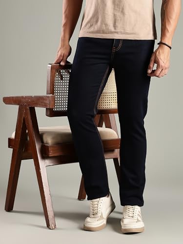 Image of Thomas Scott Men's | Mild Fade | Stright Fit | Denim | Regular Wear | Stretchable | Casual Jeans for Men