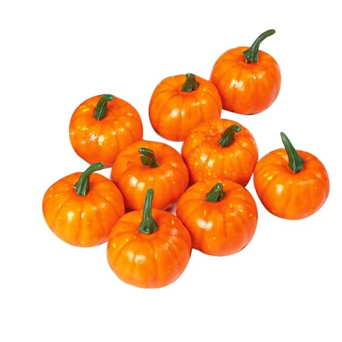 12 Pieces Foam Pumpkins, Simulation Modeling Compact Size DIY Surface Lightweight Halloween Pumpkins,Multi-Scenario Adaptation Reusable Easy to Clean Fall Decorations for Home Indoor Outdoor - image 1