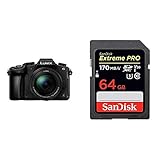 Panasonic Lumix dmcg80 m MILC 16 MP Live MOS 4592 x 3448pixels Noir â€“ Appareil Photo numérique Carte mémoire SDXC SanDisk Extreme Pro 64 Go jusqu à 170 Mo/s, Classe 10, U3, V30, 4K UHD