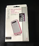 T-Mobile D30 Samsung Galaxy S Blaze 4g Flex Protective Cover Case Skin Shell D3O Ultimate impact Protection for TMobile Galaxy S BLAZE D-30 Tech 21 Pink White Gray (ZIGZAG)
