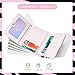 Sunwel Fashion Girls Cute Cow Print Mini Wallet Small Wallet Cash Pocket Card Holder ID Window Purse for Women (PINK ZEBRA PRINT)