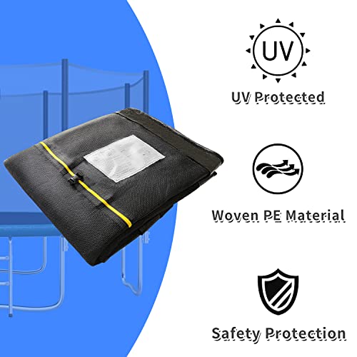 Blanketown 10 Ft Trampoline Replacement Net Safety Enclosure Net For 6 Poles Round Frames #TOP3