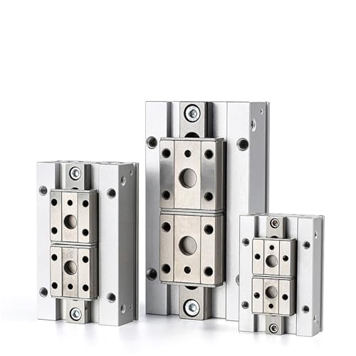 Vérin pneumatique MHF2-20D de haute précision à profil bas parallèle