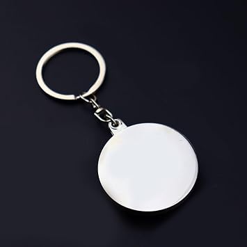 Roulettes Keychain Metal Keyring Fun Interactive Keychain Unique Bag Hanging Decor Spinning Compass Key Chain for Jewelry
