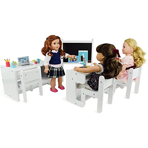 Playtime by Eimmie 18 Inch Doll Furniture (Complete Classroom Set) - Thumbnail 2