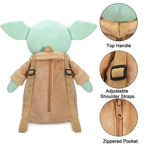 Cemocle 16 Inch Baby Grogu Doll Plush, Kids Cute Stuffed Animal Backpack Plush Figure Toys For Girls And Boys #TOP1