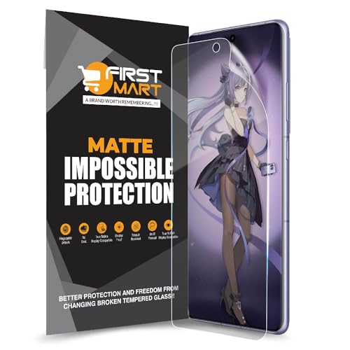 Image of FIRST MART Screen Protector for OnePlus 12R 5G (6.78 Inches) with Easy Installation Kit | Matte, Case Friendly Coverage, Ultra Thin Unbreakable Membrane