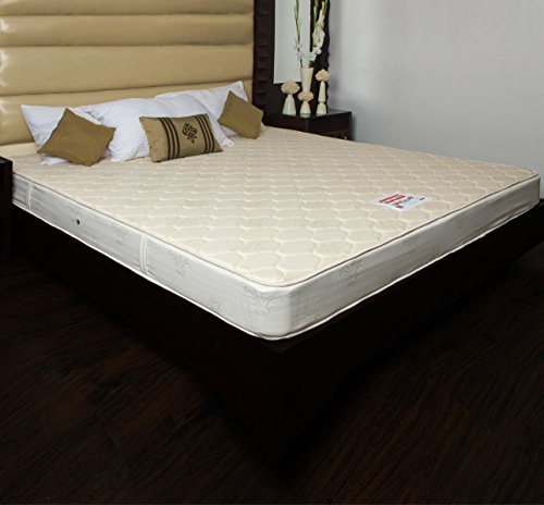 Image of Coirfit Health Plus Plus 6-inch King Size Rubberised Coir Mattress (Off-White,72X70X6)
