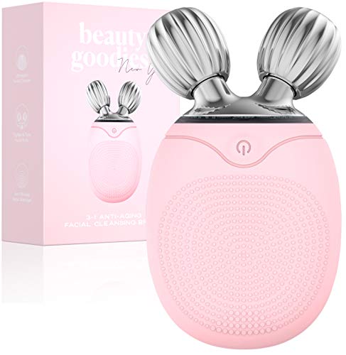 BG Facial Cleansing Brush Silicone - 3in1 Face Brush, Face Massager & Face
