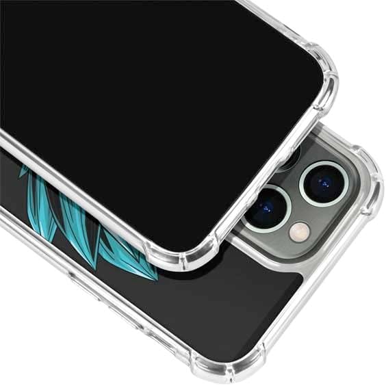 Skinit Clear Phone Case Compatible with iPhone 14 Pro Max - Officially Licensed Dragon Ball Super Vegeta Design