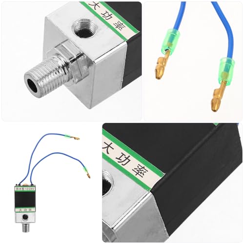 Válvula solenoide compatible con bocina de camión 12v 24v resistente 4