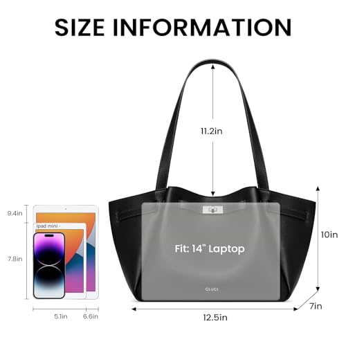Bolso grande para mujer tipo hobo de cuero vegano liviano miniatura 3