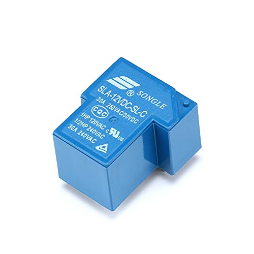 10PCS/Lot 12V Power Relays SLA-12VDC-SL-C T90 Blue 12V 30A 6PIN Original