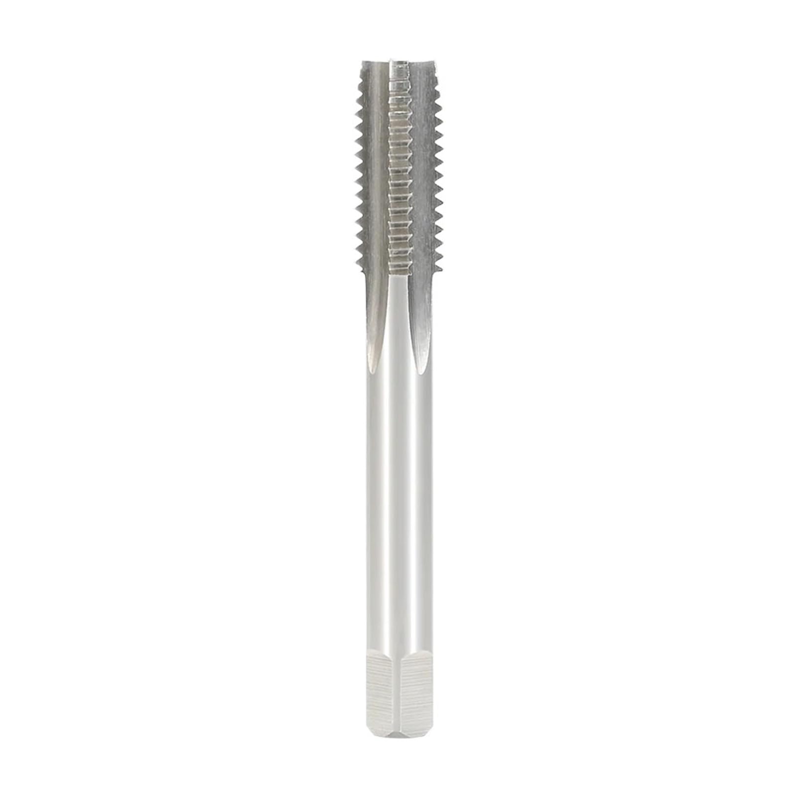Machuelo de roscar de Flauta Recta de vástago Largo HSS, Macho de roscar de Agujero Profundo, Macho métrico para Herramientas de metalurgia (M6x1.0)