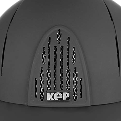 Casco de equitación KEP Italia Smart cromado negro L 3