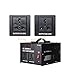 1000 Watt Voltage Converter Transformer Heavy Duty 1000W Step Up & Step Down Voltage Transformer AC 110V/120V/220V/240V Power Converter -Dual Output