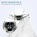 Full Face PAPR Hood with Integrated Head Suspension, Sealed Protective Respirator Hood for Powered Air Purifying System, Anti-Dust Lightweight Respirator Parts for Painting, Chemical, Industrial Use