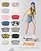 Pritent Fanny Packs for Women Cross Body Bag Waterproof Belt Bag with Adjustable Strap and Zipper Back Pocket Small Crossbody Bags Fashion Waist Packs for Workout Travelling(Leopard)