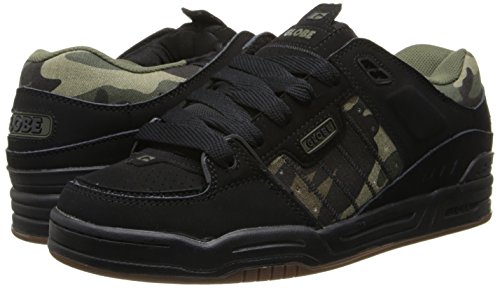 Image of Globe Mens Fusion Skate Shoes, Black /Camo, 5 M US