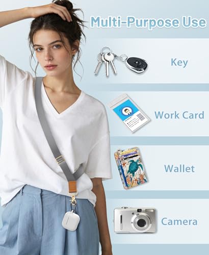 Image of Yonlevres Phone Lanyard Crossbody Strap Wrist Neck Adjustable Women Grey | Cell Phone Lanyard for Travel Cruise Daily, Hands-free, Fit Keys ID Badge, for Full-coverage Phone Case, Accessories, Gifts