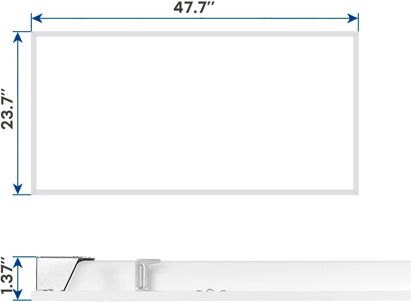 Snapklik.com : 2x4 FT LED Light Flat Panel, 40/50/60W, Color ...
