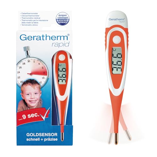 Termômetro Rapid, Geratherm, Laranja, Único