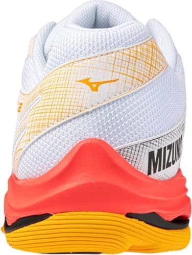 Mizuno WAVE VOLTAGE 2 Chaussures de volleyball Fiery 2Citrus FemmeHommee Taille38.5 - vue 4