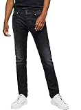 D-LUSTER L. 32 JEANS Diesel Mens 00sid0095k02 Jeans, 02 Black Denim, 33W / 32L