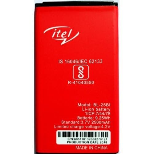 Image of Original BL-25BI Battery for Itel It5600 / 5600 / It5606 / 5606 / Itel Power 400 / It5620 / 5620 / It5616 / 5616 / It5622 / 5622 / It5602 / 5602 / Battery with 3 Month Warranty (V00000251)