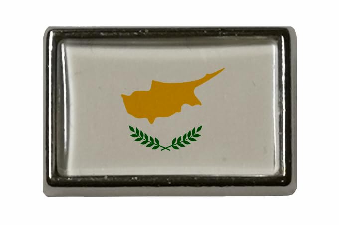 U24 Pin's Drapeau Chypre, Acrylique