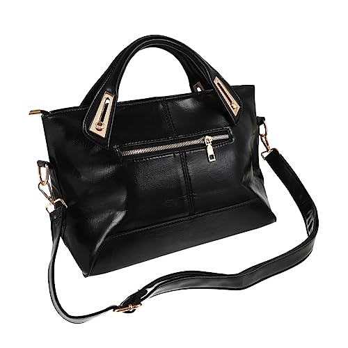 Sac de messager brillant pour femme grand volume avec bandoulière