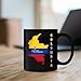 TTNARTYPOD Personalized Name Colombia Heart Flag Coffee Mug, Colombia Ceramic Mugs 11oz - 15oz